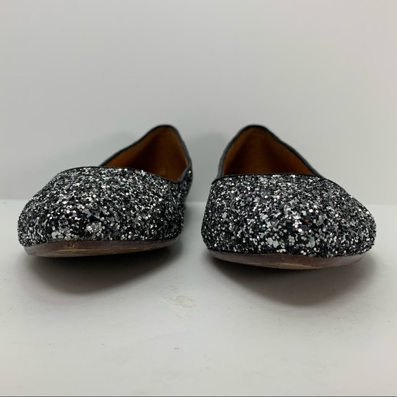 4/$25 1937 footwear for Madewell. Glitter flats size 8.5 - Picture 2 of 10